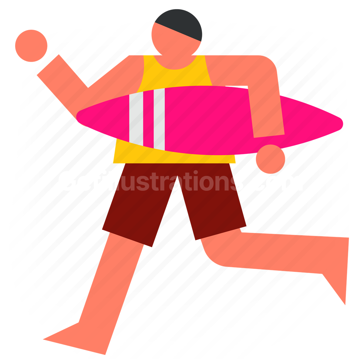 Sports and Fitness illustration preview image